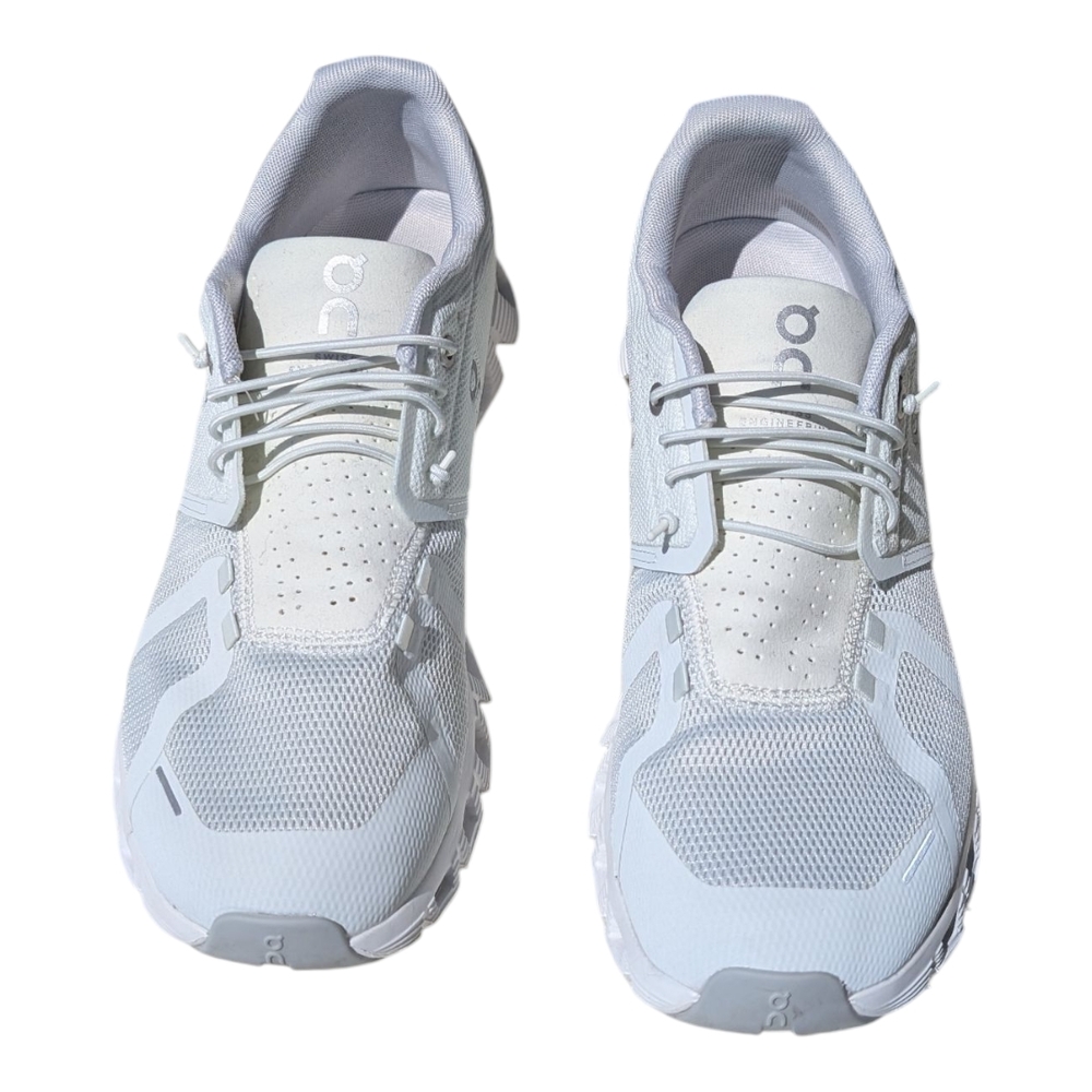 On Cloud 5 Women's White Running Shoes